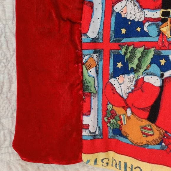 Homemade Jumbo Christmas Stocking Vintage - Picture 3 of 7